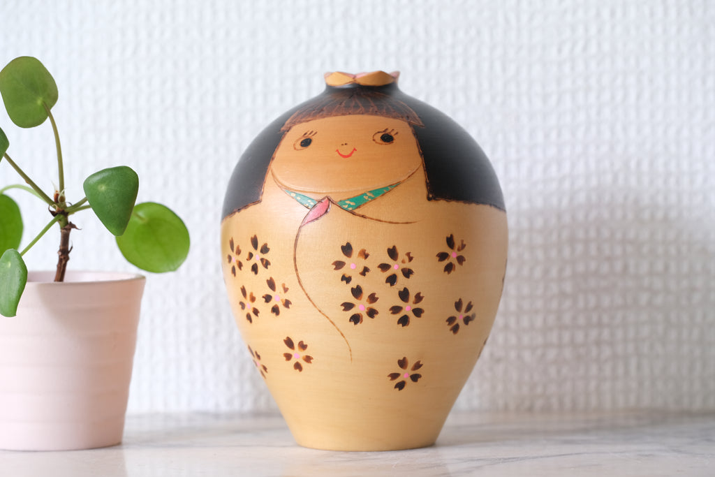 Cute Vintage Sosaku Kokeshi | 12,5 cm