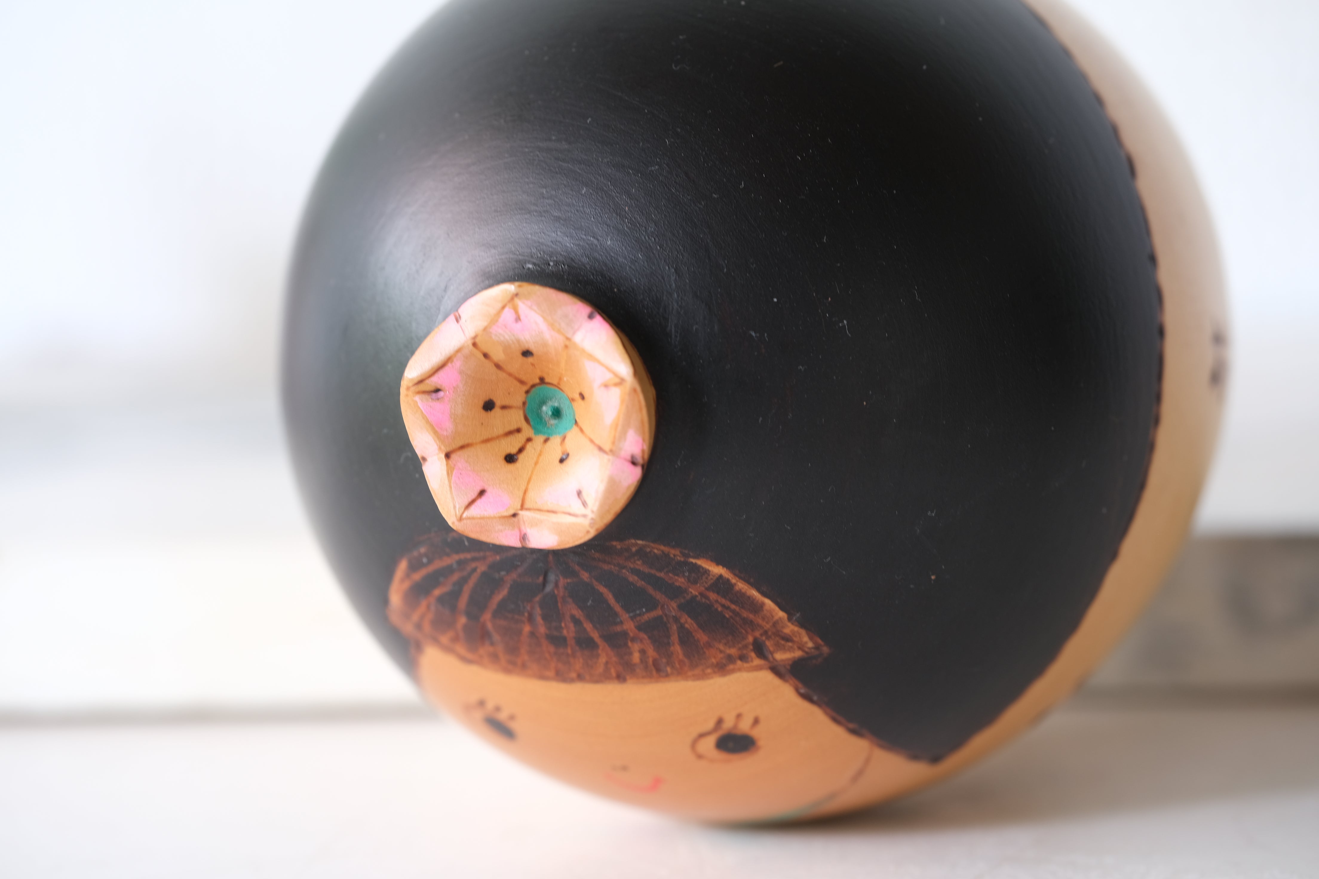 Cute Vintage Sosaku Kokeshi | 12,5 cm