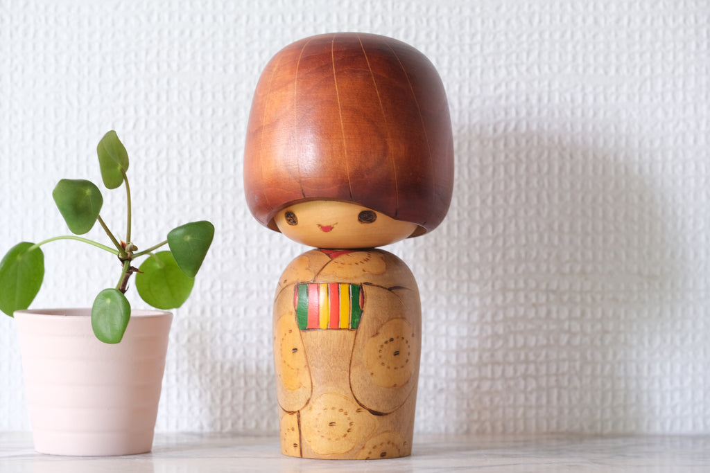Cute Vintage Sosaku Kokeshi | 17 cm