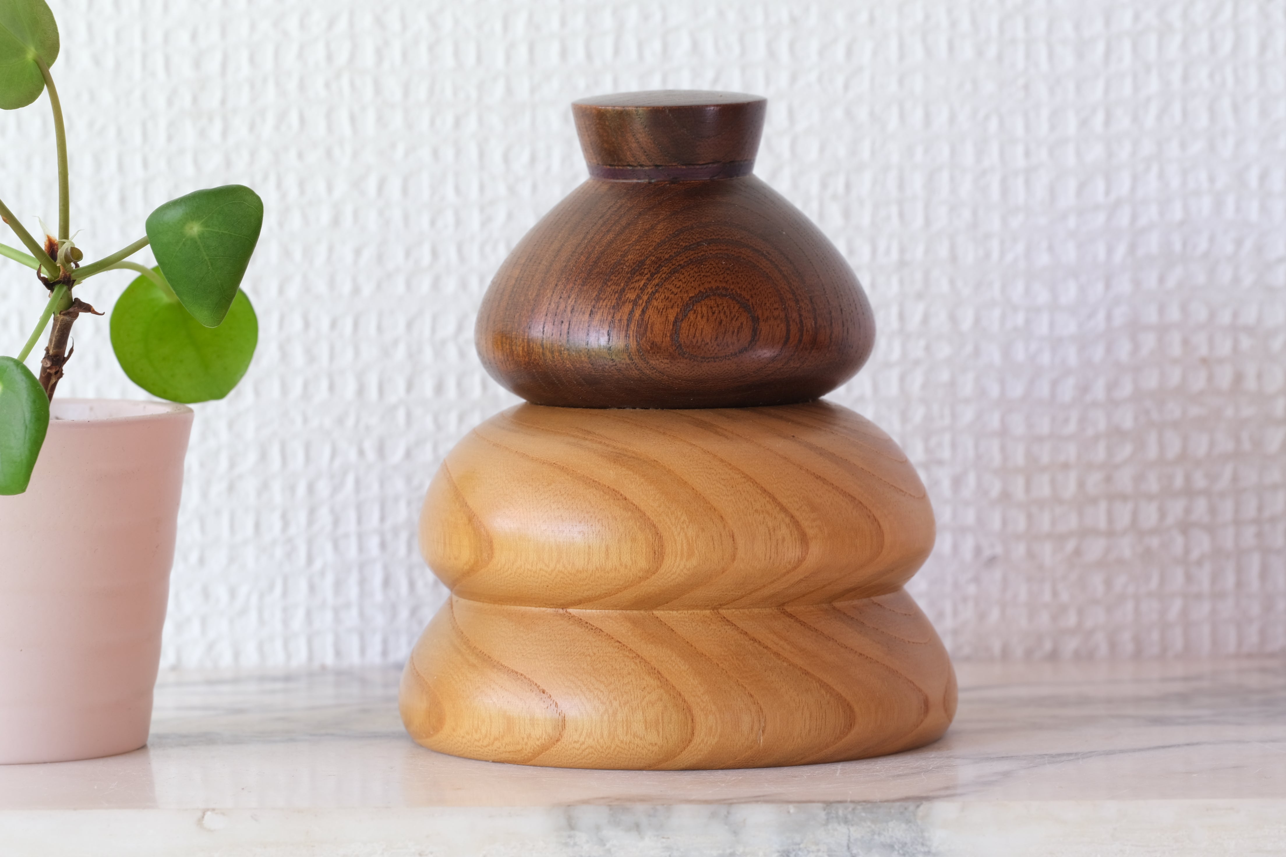 Exclusive Vintage Sosaku Kokeshi by Watanabe Yuji 渡辺雄二 (1951-) | Titled: 春 - Haru - Spring | 11,5 cm