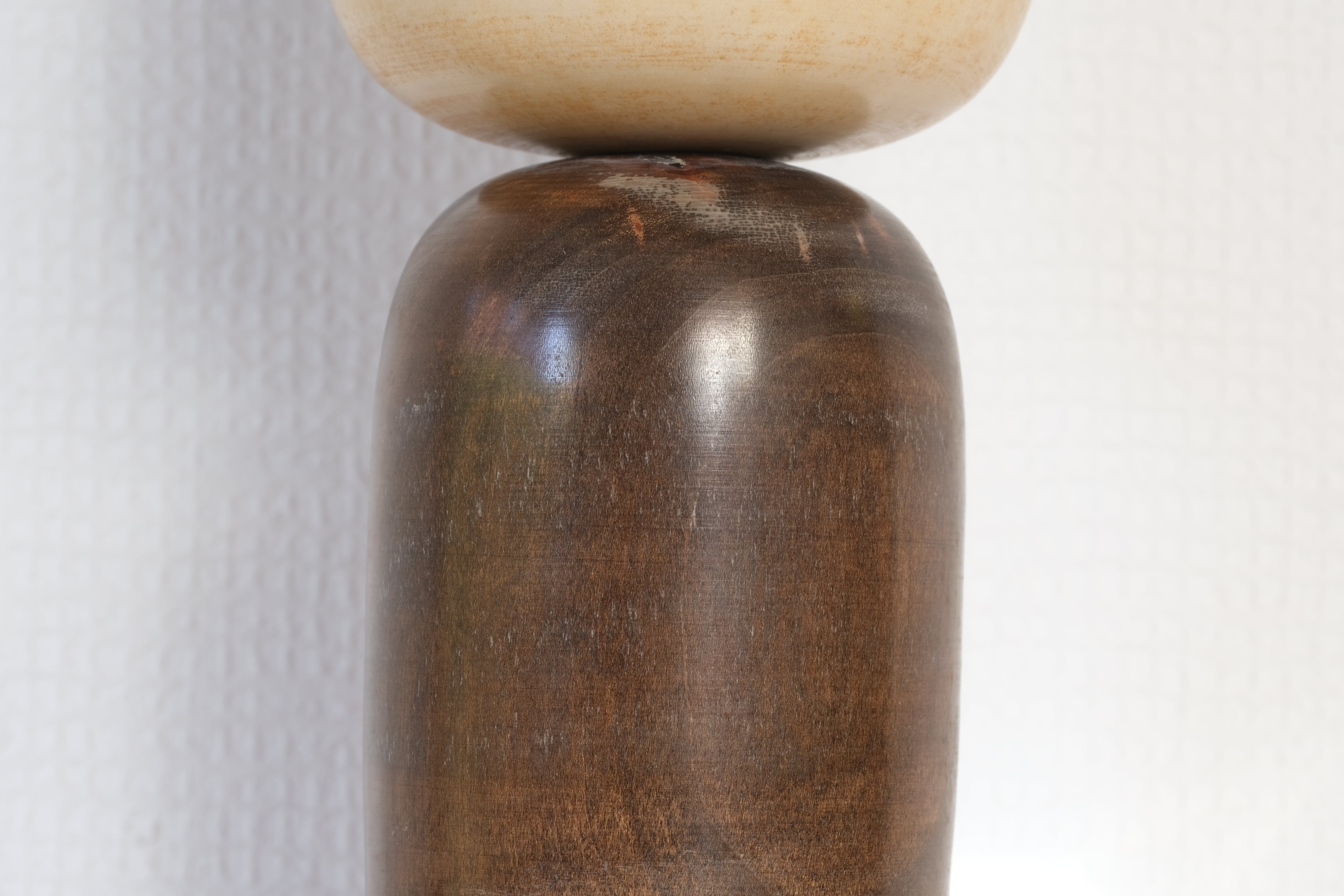 Vintage Creative Kokeshi with Beautiful Flower | With Original Box | 29,5 cm