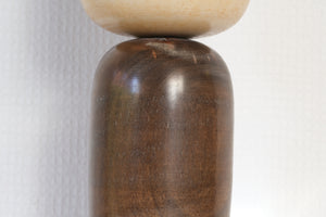Vintage Creative Kokeshi with Beautiful Flower | With Original Box | 29,5 cm