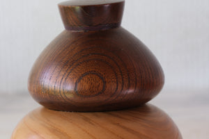 Exclusive Vintage Sosaku Kokeshi by Watanabe Yuji 渡辺雄二 (1951-) | Titled: 春 - Haru - Spring | 11,5 cm