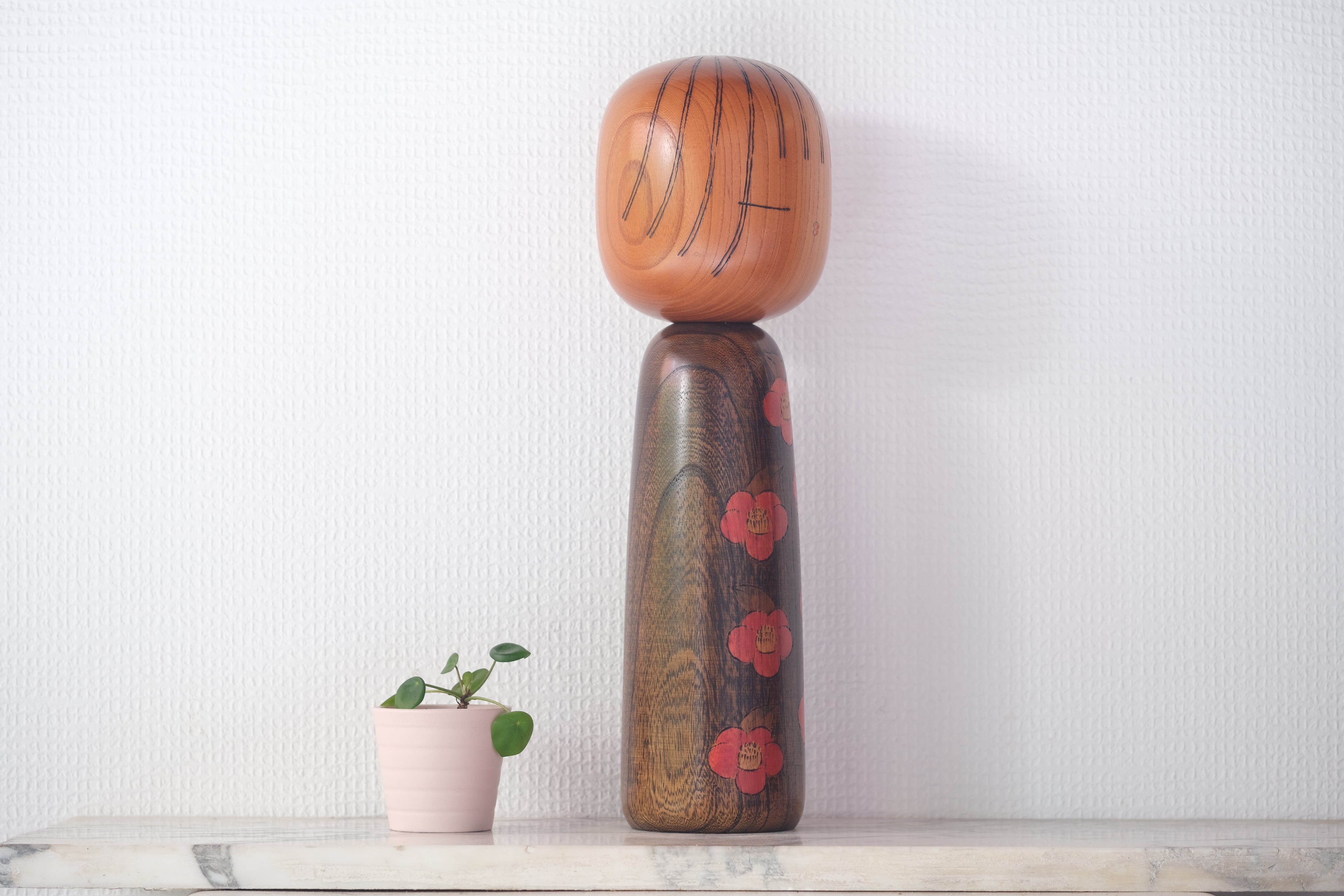 Exclusive Vintage Kokeshi By Tsujita Ryozo (1923-) | 37 cm