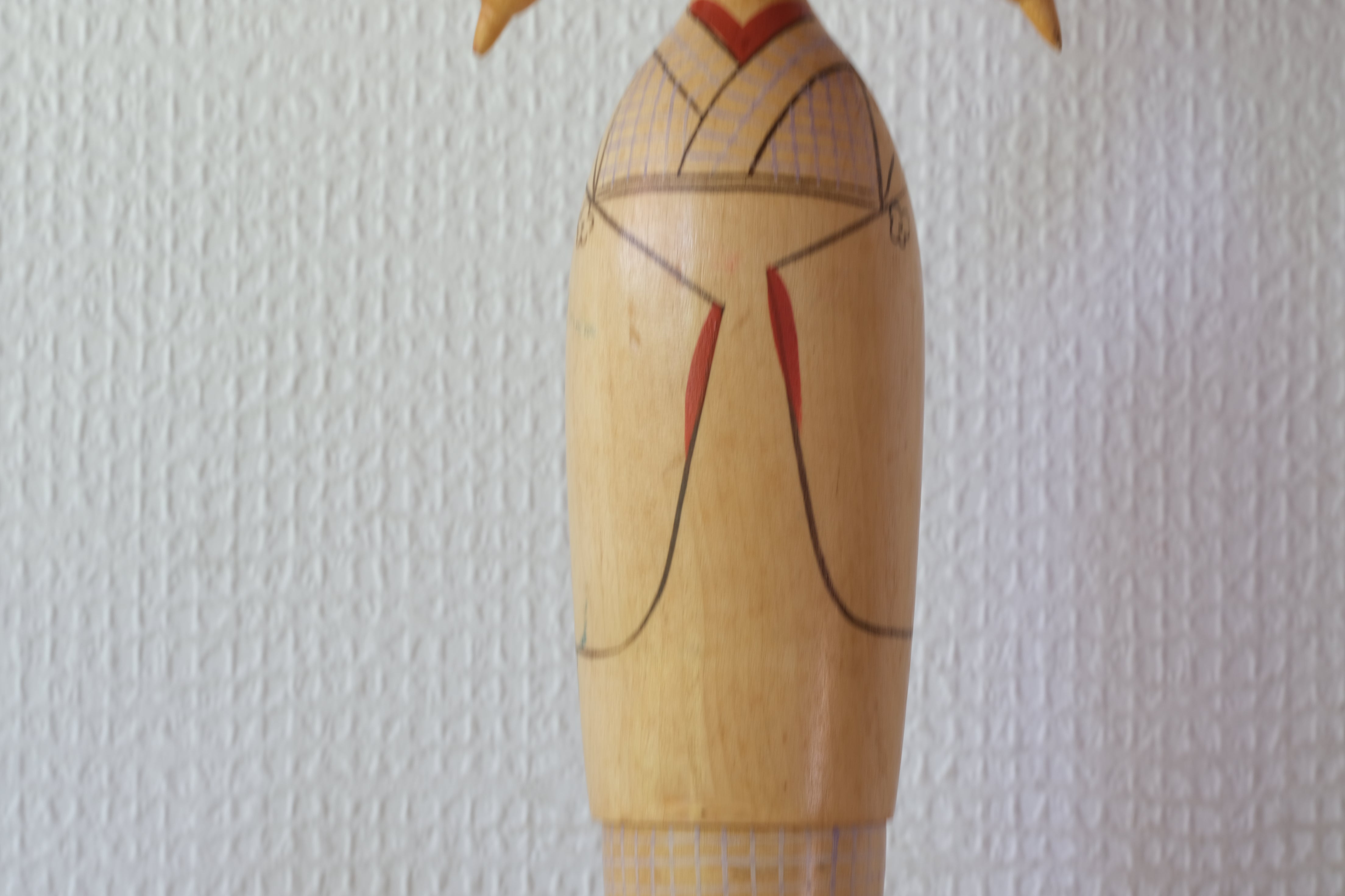 Vintage Creative Kokeshi with Pigtails by Eiko Shibata (1924-) | 29,5 cm