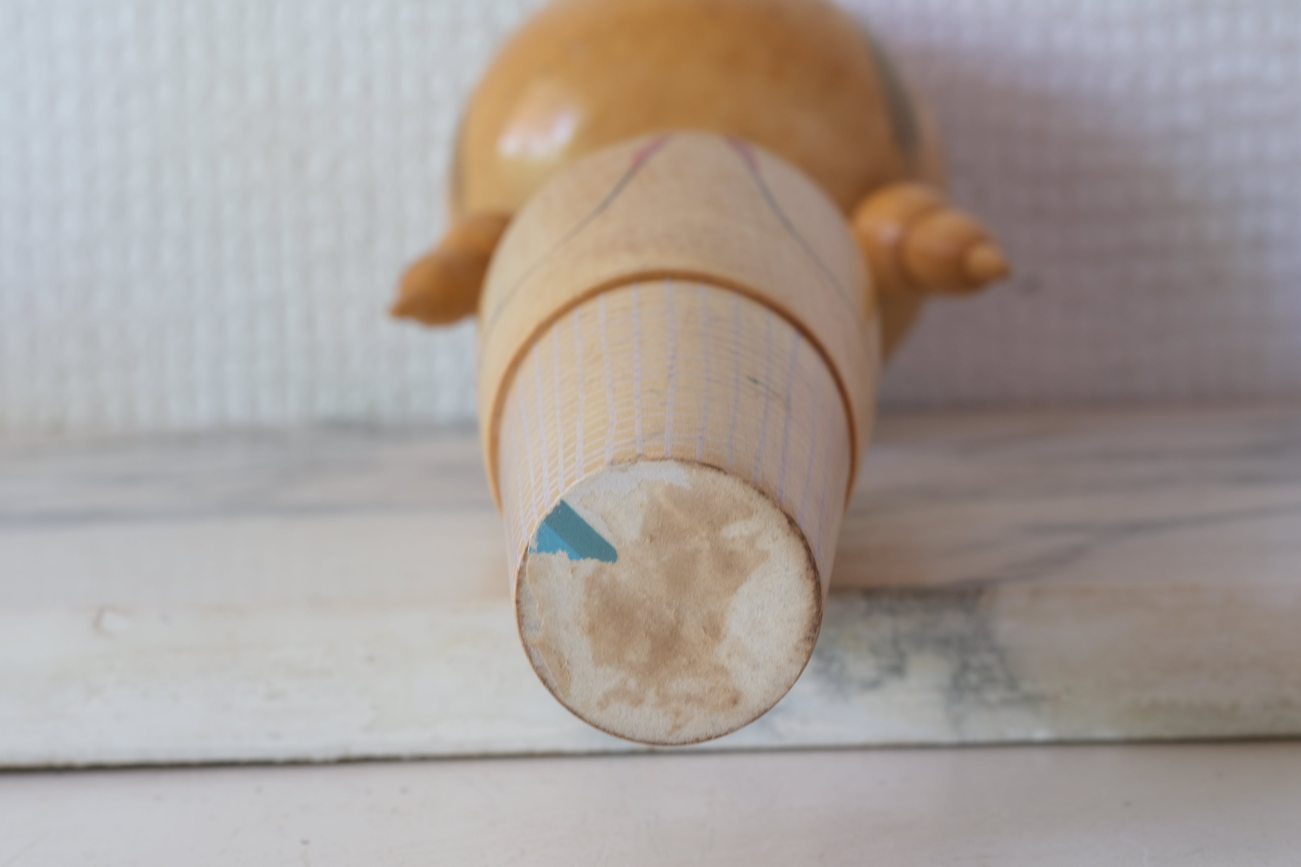 Vintage Creative Kokeshi with Pigtails by Eiko Shibata (1924-) | 29,5 cm