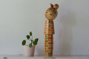 Elegant Vintage Creative Kokeshi by Eiko Shibata (1924-) | 29 cm
