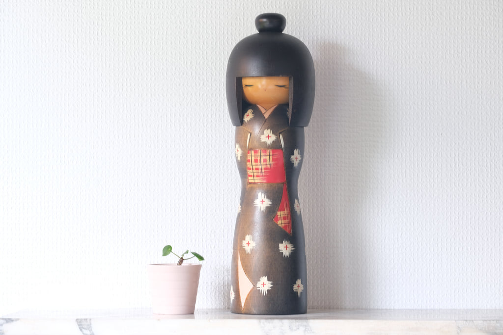 Large Vintage Gumma Kokeshi by Sadao Kishi 岸貞夫 (1932-1998) | 36 cm
