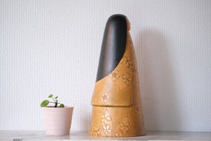 Exclusive Vintage Sosaku Kokeshi by Watanabe Yuji 渡辺雄二 (1951-) | 26 cm