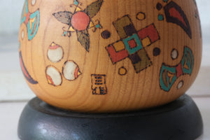 Rare Vintage Creative Kokeshi by Sansaku Sekiguchi (1925-2018) | 12 cm