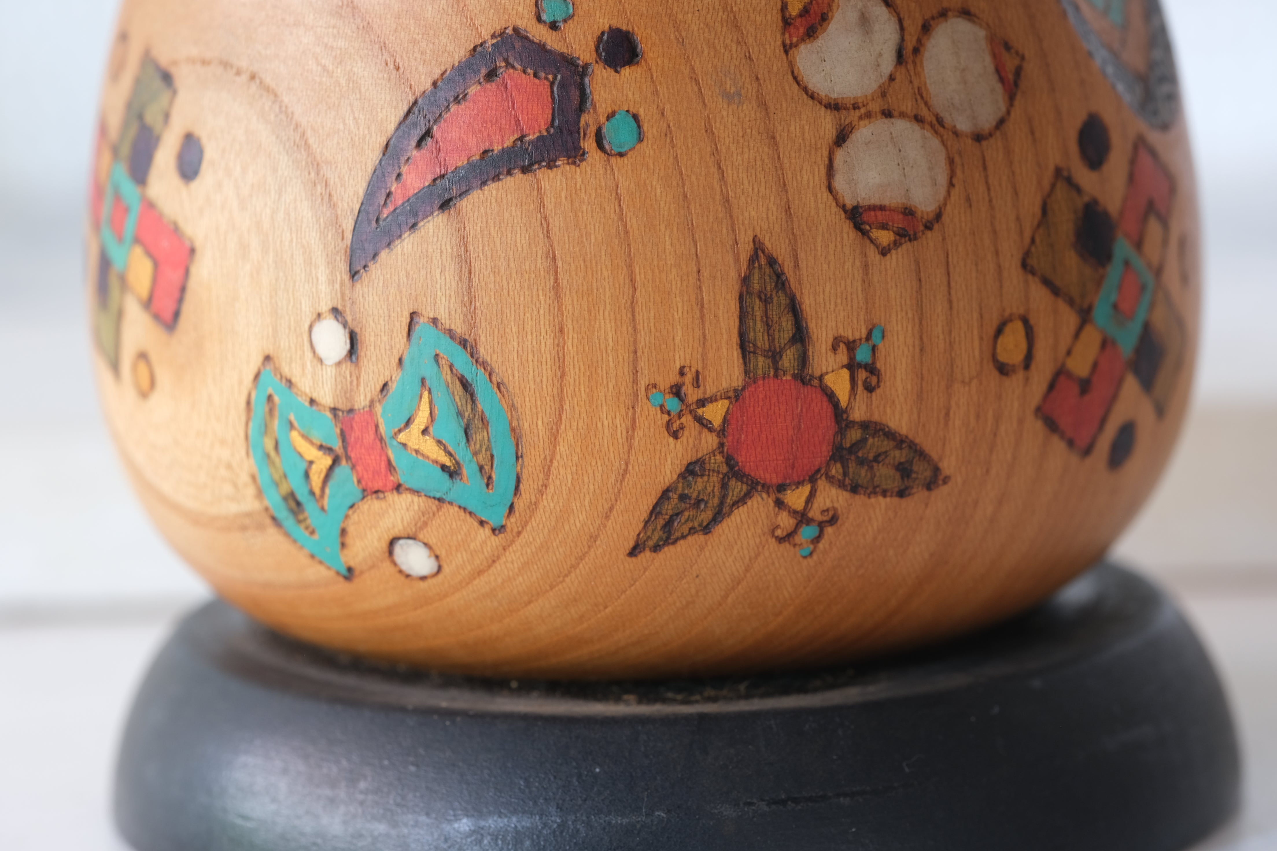 Rare Vintage Creative Kokeshi by Sansaku Sekiguchi (1925-2018) | 12 cm