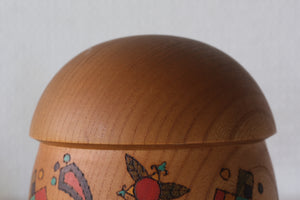 Rare Vintage Creative Kokeshi by Sansaku Sekiguchi (1925-2018) | 12 cm