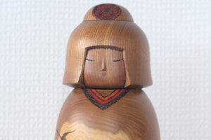 Exclusive Vintage Creative Kokeshi by Sansaku Sekiguchi (1925-2018) | Titled: '雁' - 'Wild Goose' | 37 cm