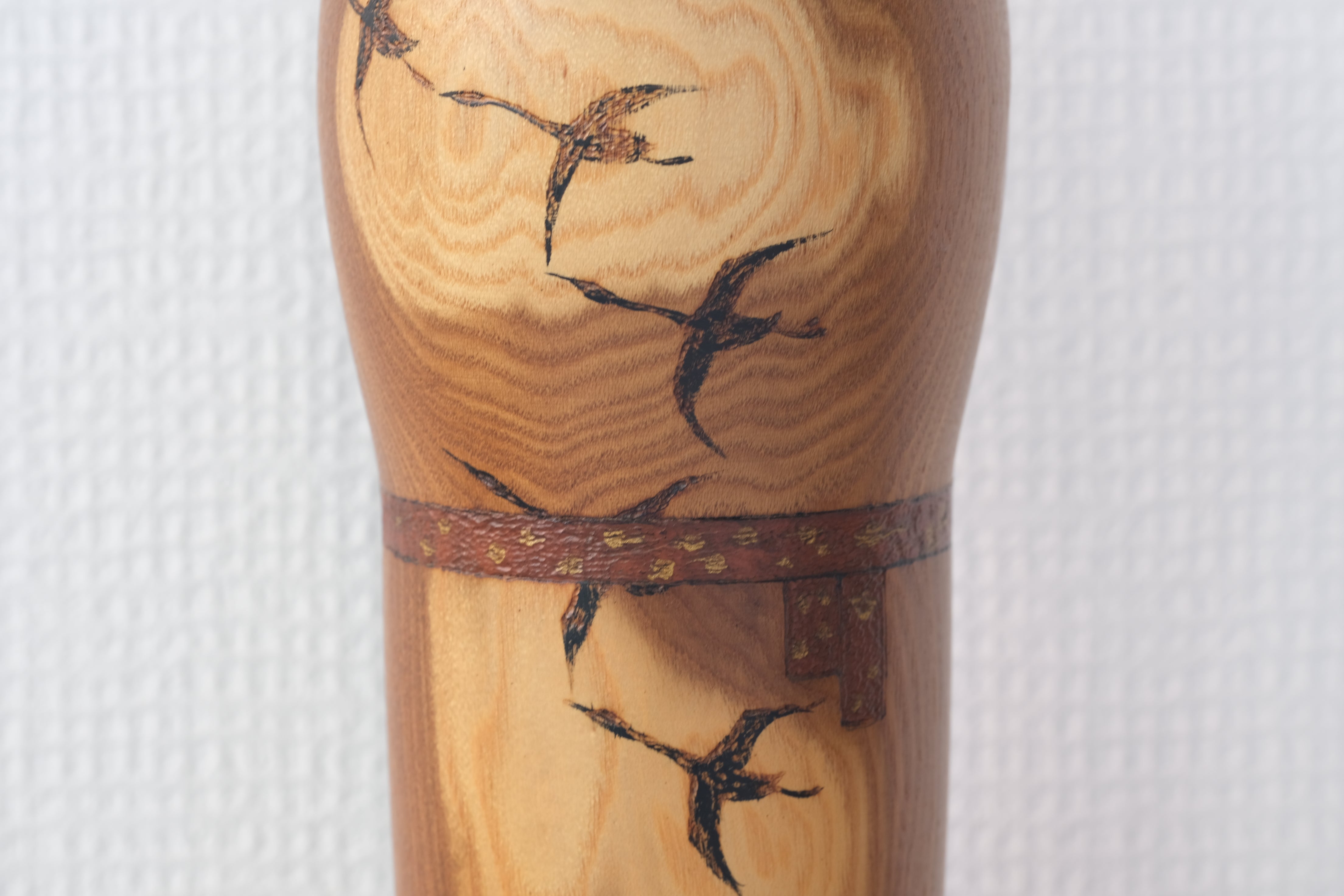 Exclusive Vintage Creative Kokeshi by Sansaku Sekiguchi (1925-2018) | Titled: '雁' - 'Wild Goose' | 37 cm