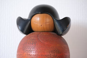 Exclusive Vintage Creative Kokeshi by Katase Kahei 片瀬快平 (1922-2015) | 22 cm