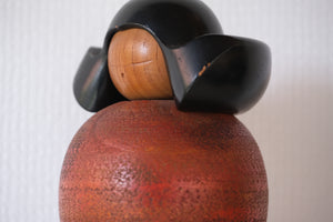 Exclusive Vintage Creative Kokeshi by Katase Kahei 片瀬快平 (1922-2015) | 22 cm