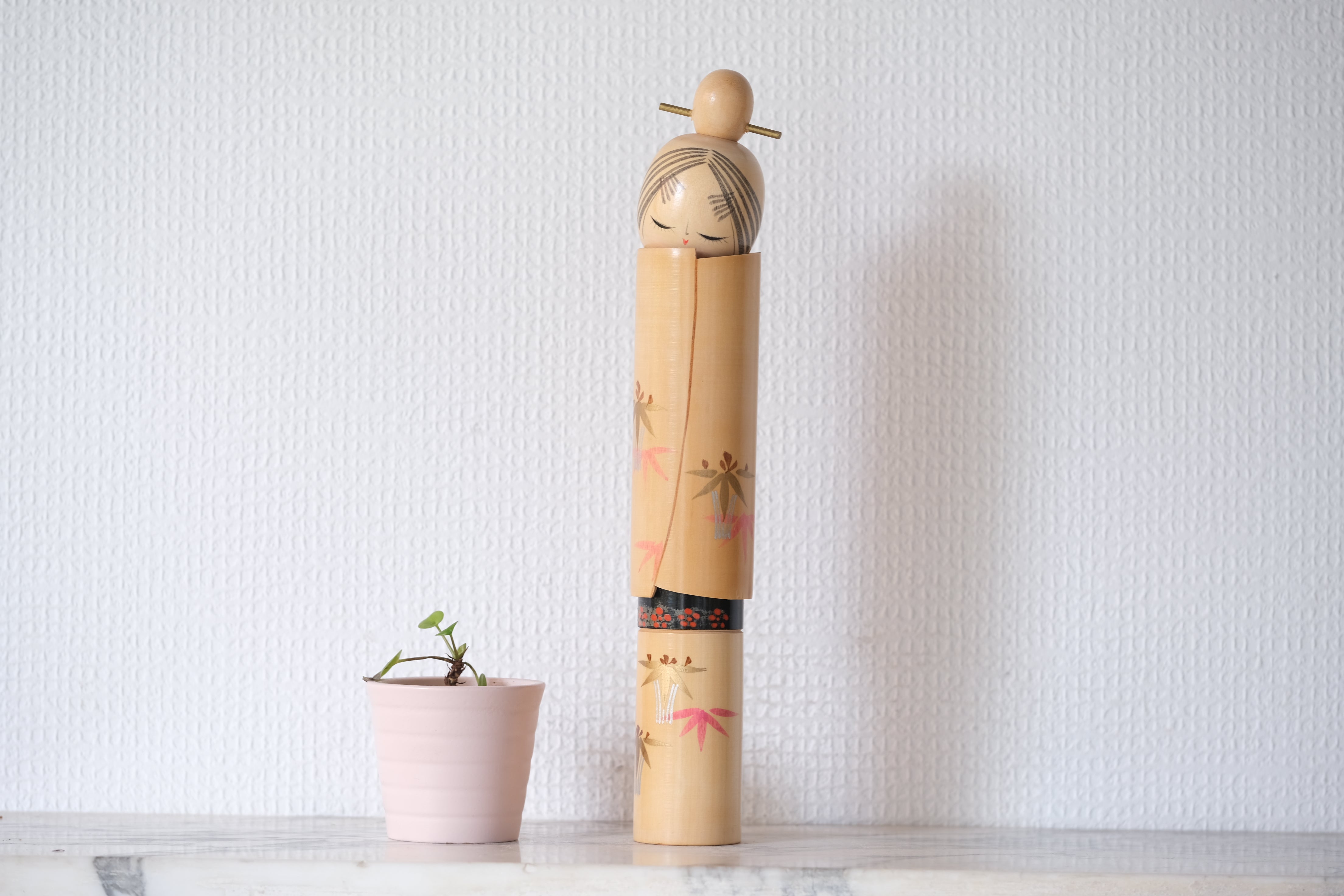 Vintage Sosaku Kokeshi By Sato Suigai 佐藤翠崕 (1920-) | 29 cm