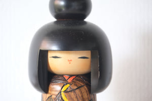 Gumma Kokeshi with Flowers | 17,5 cm