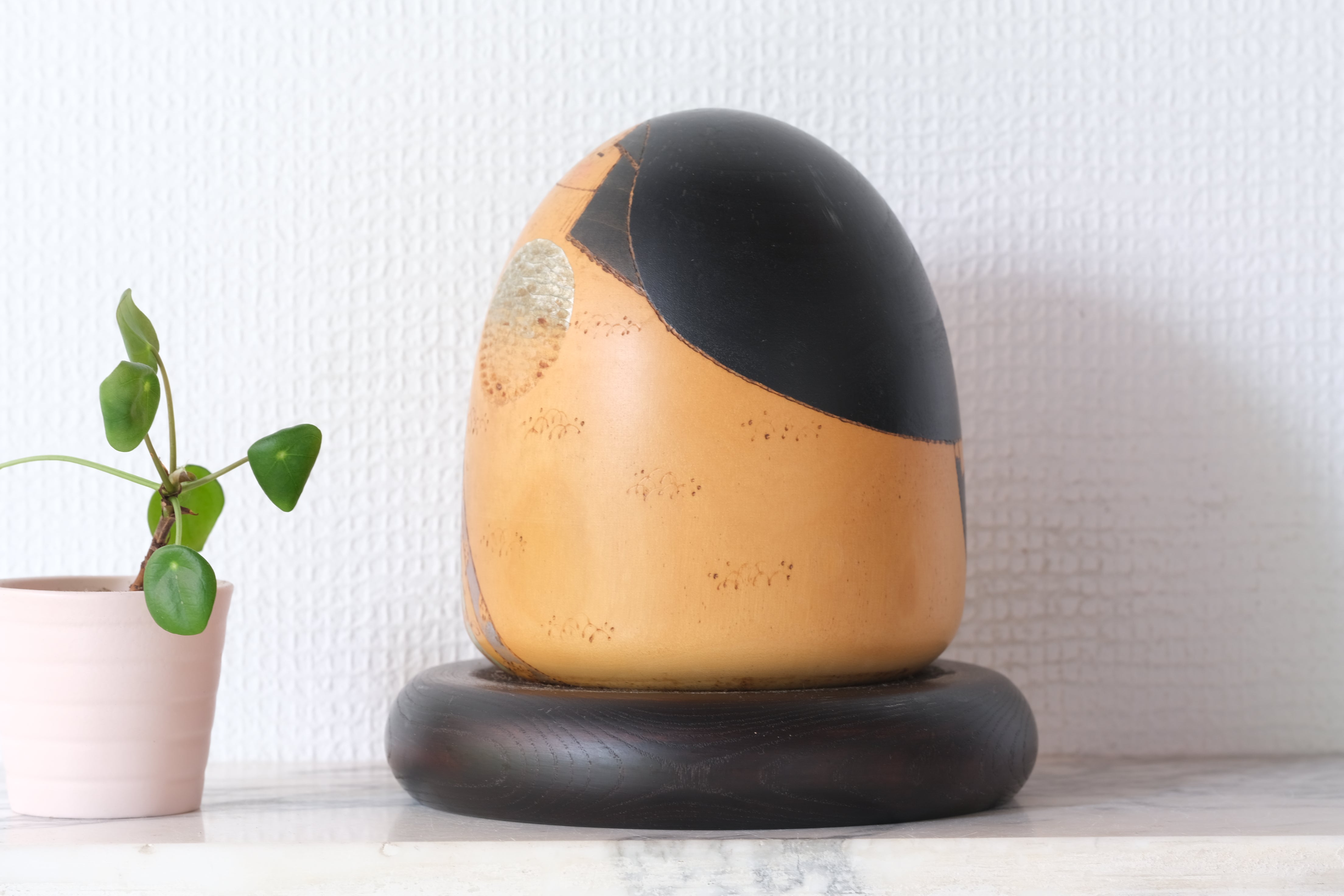 Vintage Creative Kokeshi by Sansaku Sekiguchi (1925-2018) | Titled: 'Kaguyahime - Moon Princess' | 17 cm
