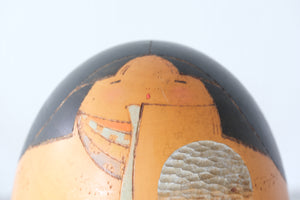 Vintage Creative Kokeshi by Sansaku Sekiguchi (1925-2018) | Titled: 'Kaguyahime - Moon Princess' | 17 cm