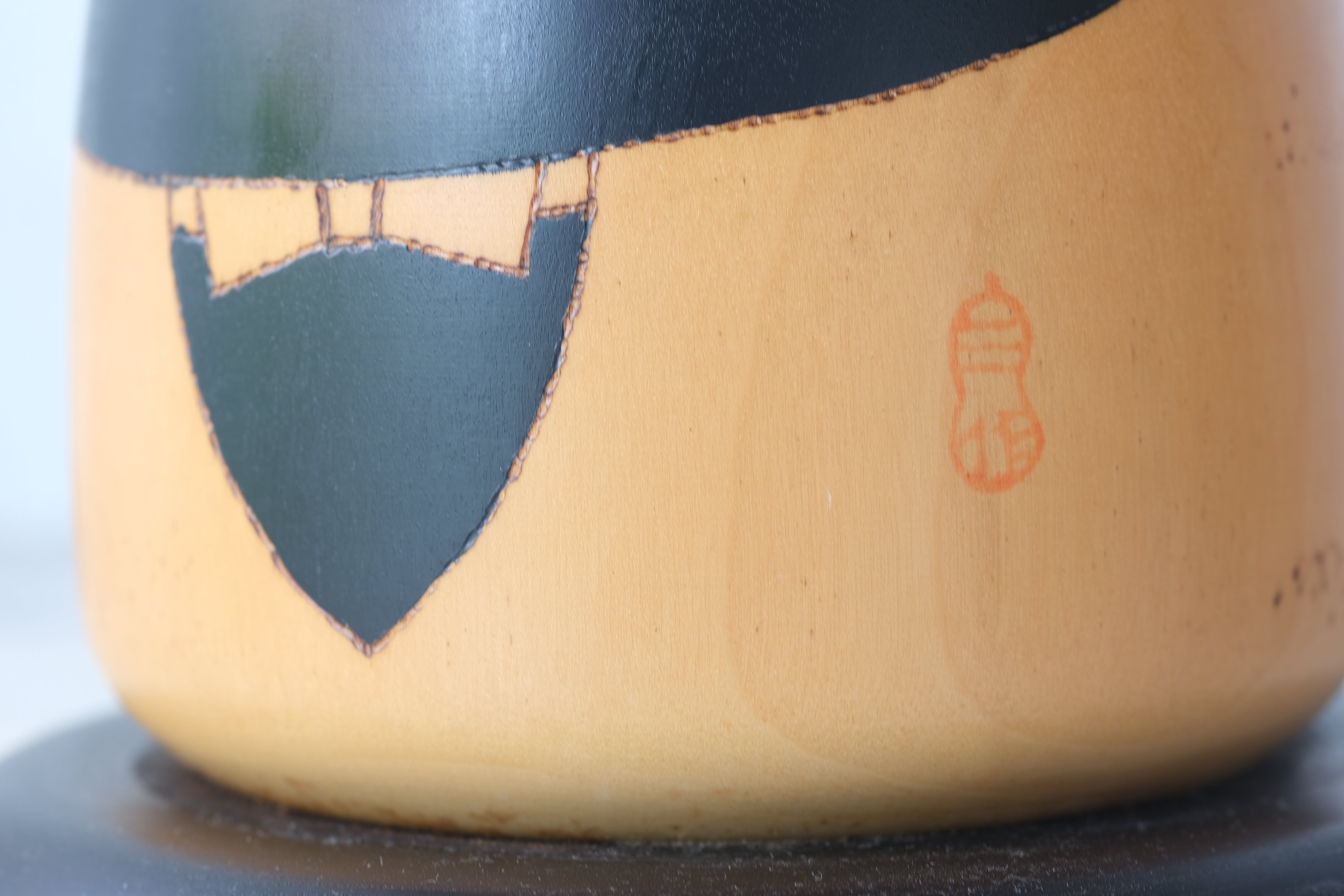 Vintage Creative Kokeshi by Sansaku Sekiguchi (1925-2018) | Titled: 'Kaguyahime - Moon Princess' | 17 cm