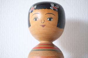 Rare Vintage Kijiyama Kokeshi by Ogura Kyutaro  小椋久太郎 (1906 -1998) | 31 cm