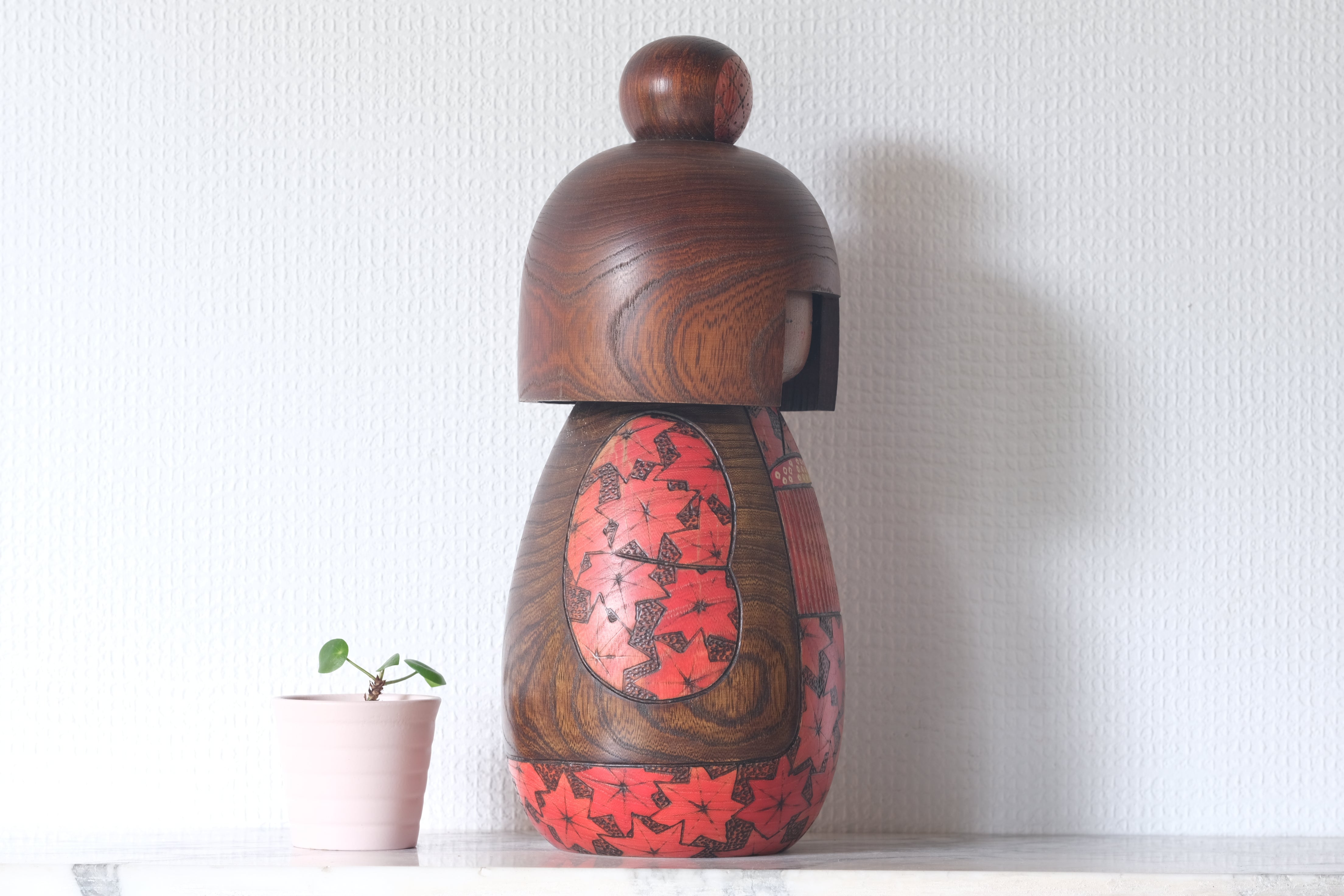 Exclusive Vintage Gumma Kokeshi By Yokoyama Teruo (1953-2005) | 32 cm