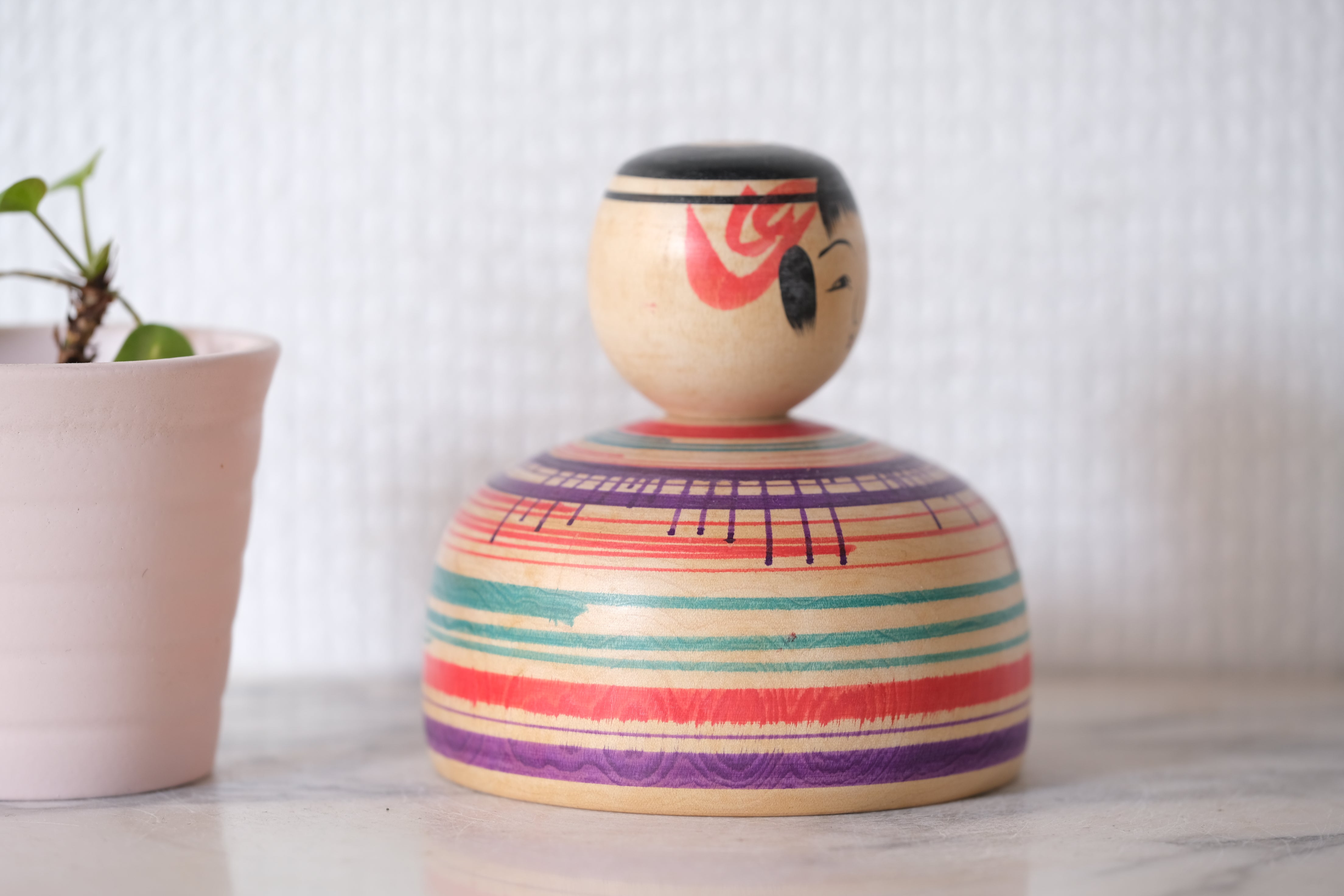 Vintage Ejiko Kokeshi From The Tsuchiyu Strain | 8,5 cm