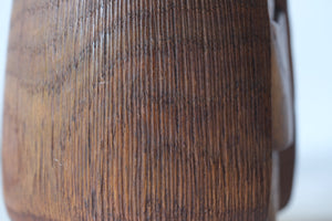 Exclusive Vintage Sosaku Kokeshi by Hideo Ishihara (1925-1999) | Titked: ひうとし - Hiutoshi - Elderly | 16 cm