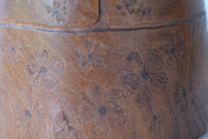 Exclusive Vintage Sosaku Kokeshi by Hideo Ishihara (1925-1999) | Titked: ひうとし - Hiutoshi - Elderly | 14 cm