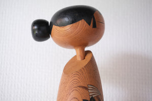 Exclusive Vintage Sosaku Kokeshi by Sato Suigai (1920-) | 54 cm