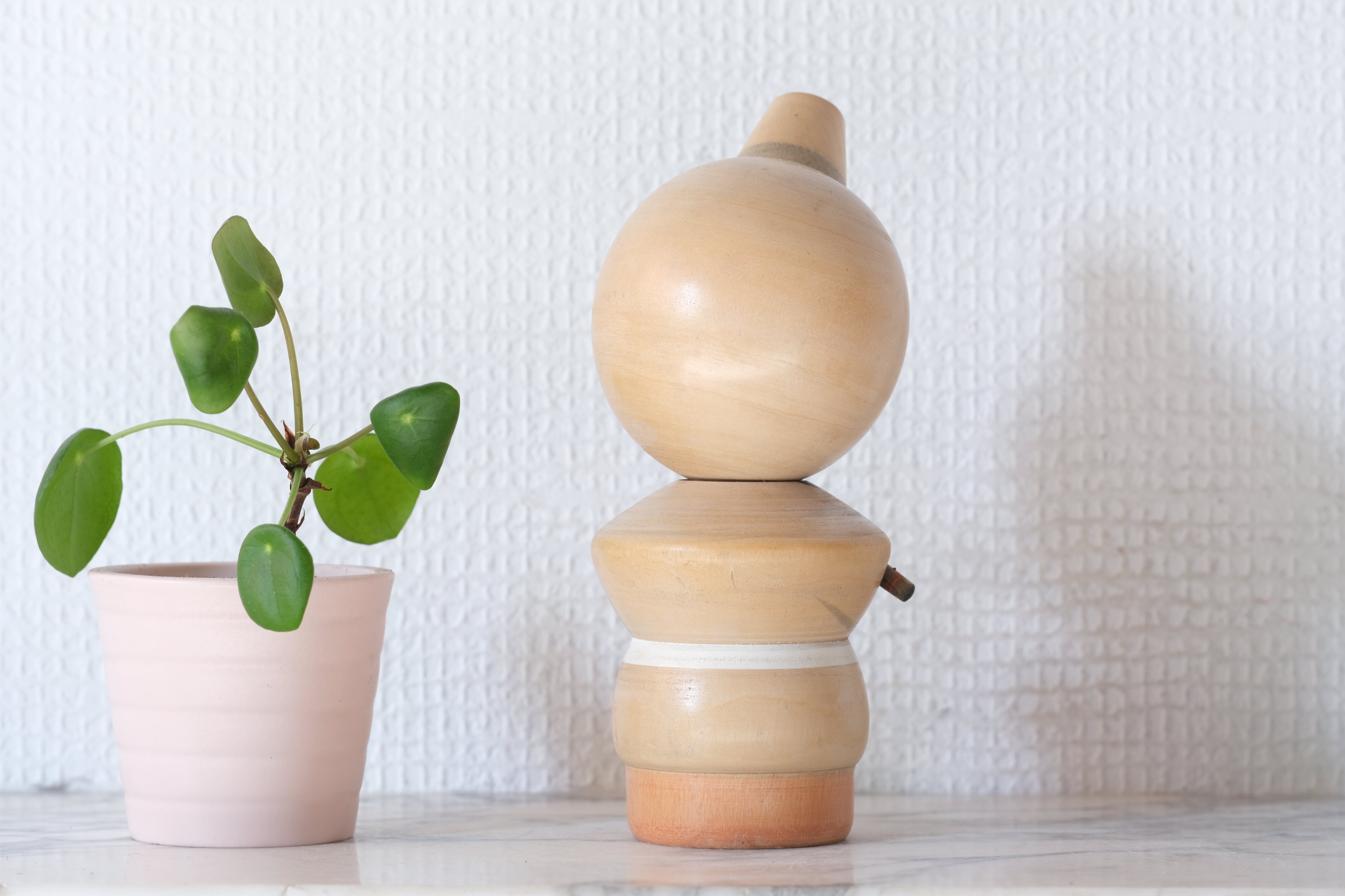 Rare Vintage Kokeshi by Sansaku Sekiguchi (1925-2018) | 'Flutist' | 16,5 cm
