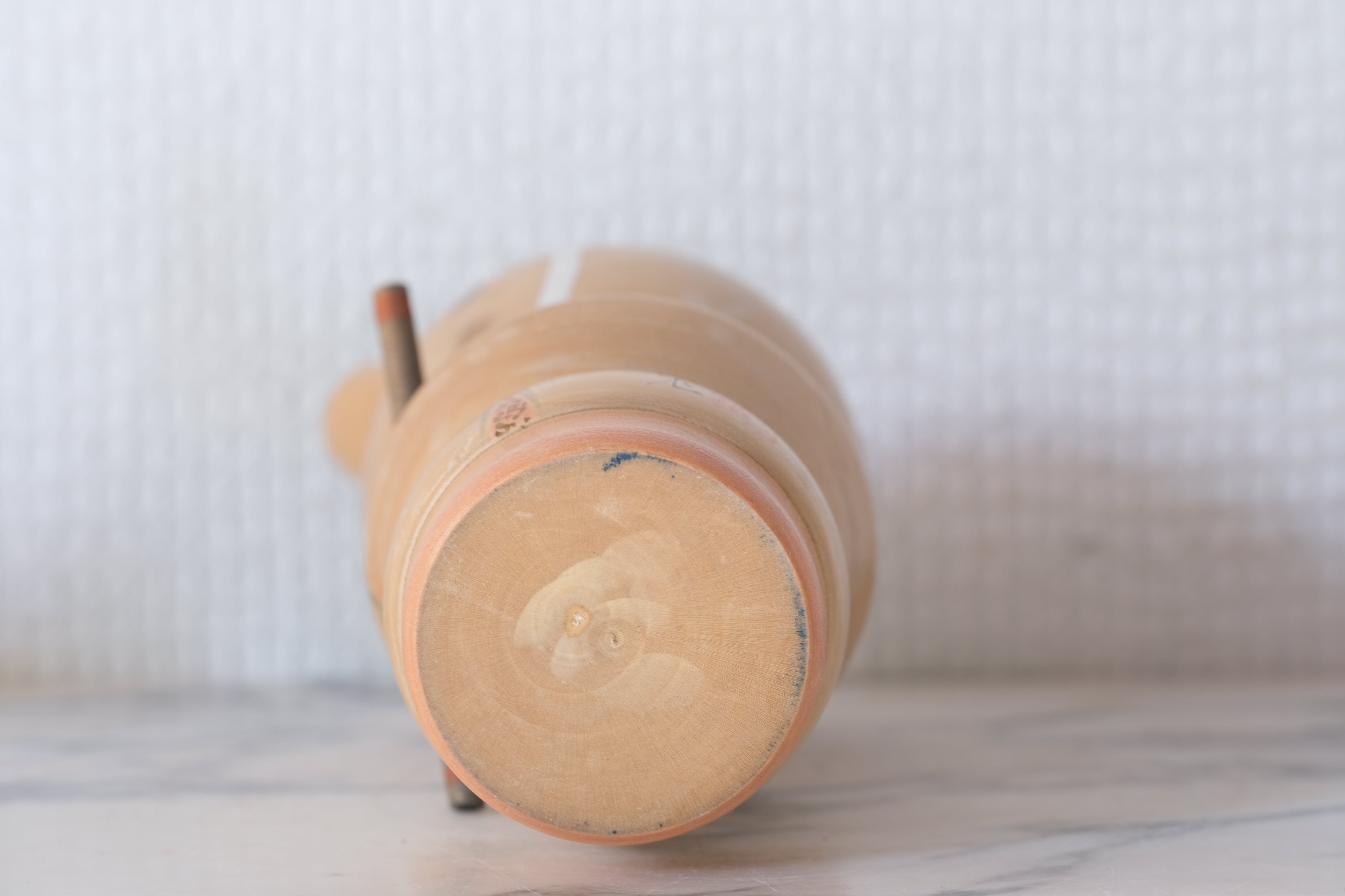 Rare Vintage Kokeshi by Sansaku Sekiguchi (1925-2018) | 'Flutist' | 16,5 cm