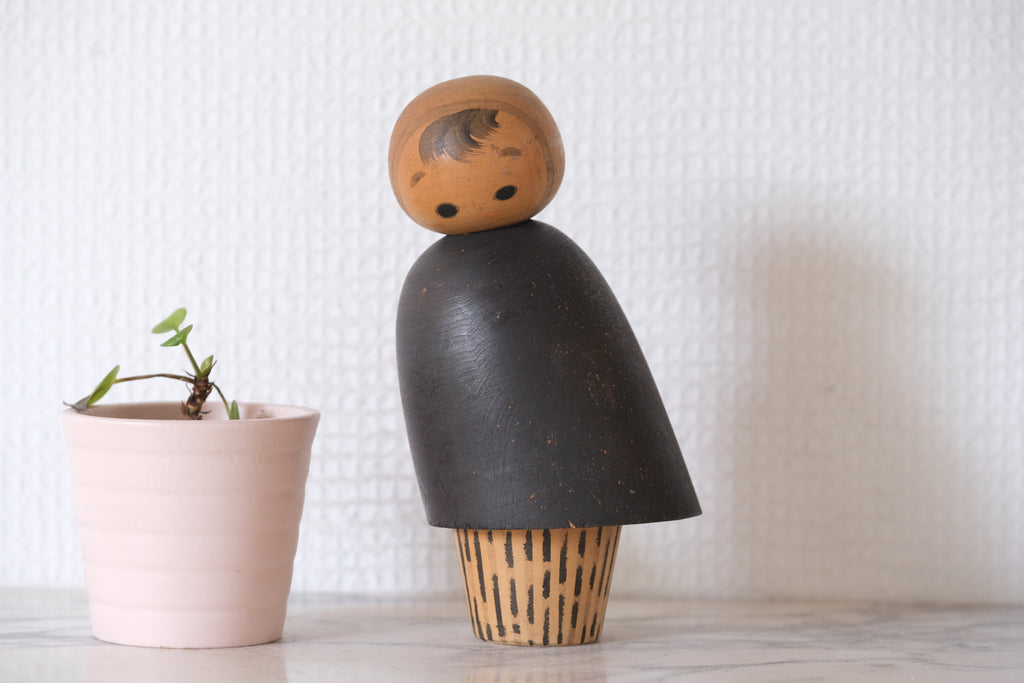 Exclusive Vintage Creative Kokeshi  By Watanabe Masao (1917 - 2007) | 14,5 cm