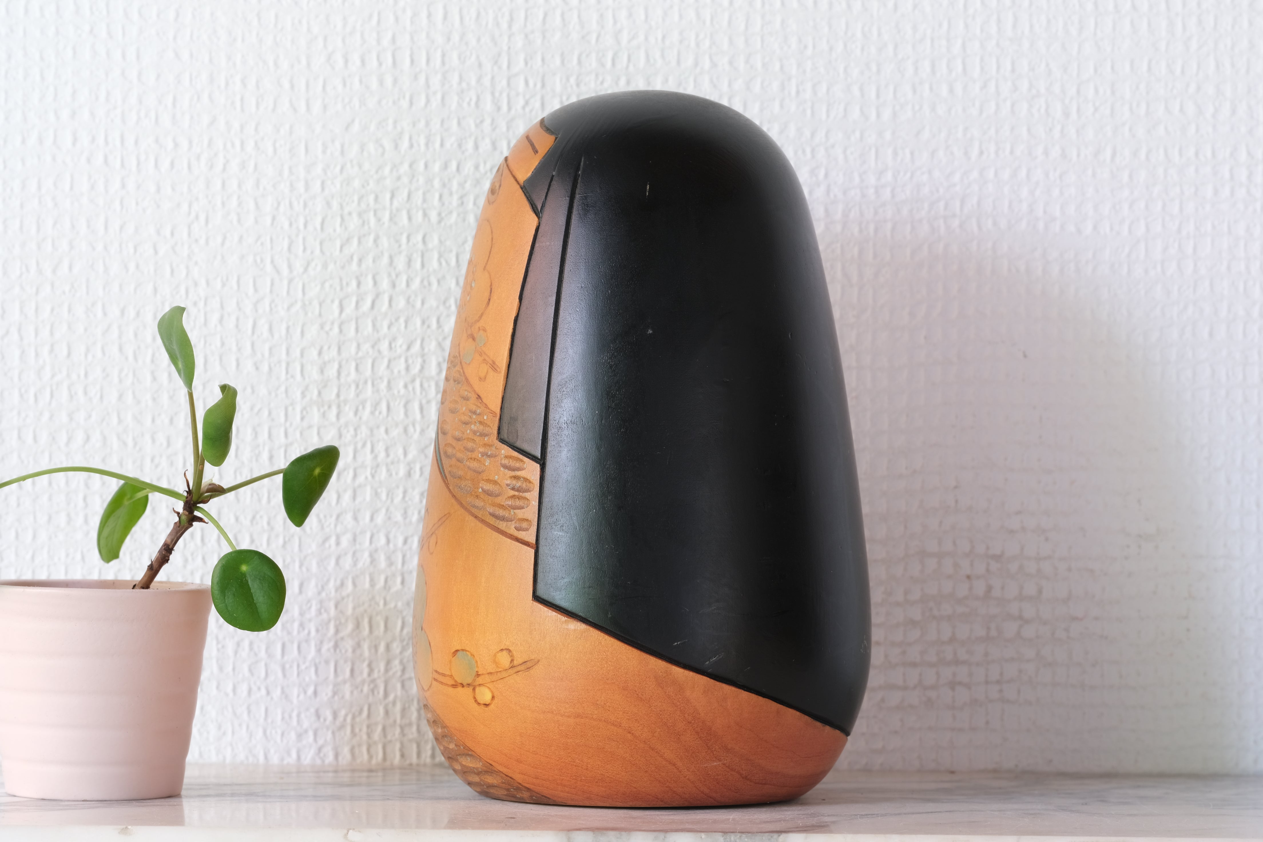 Exclusive Vintage Sosaku Kokeshi by Ishimura 石村 | 19,5 cm