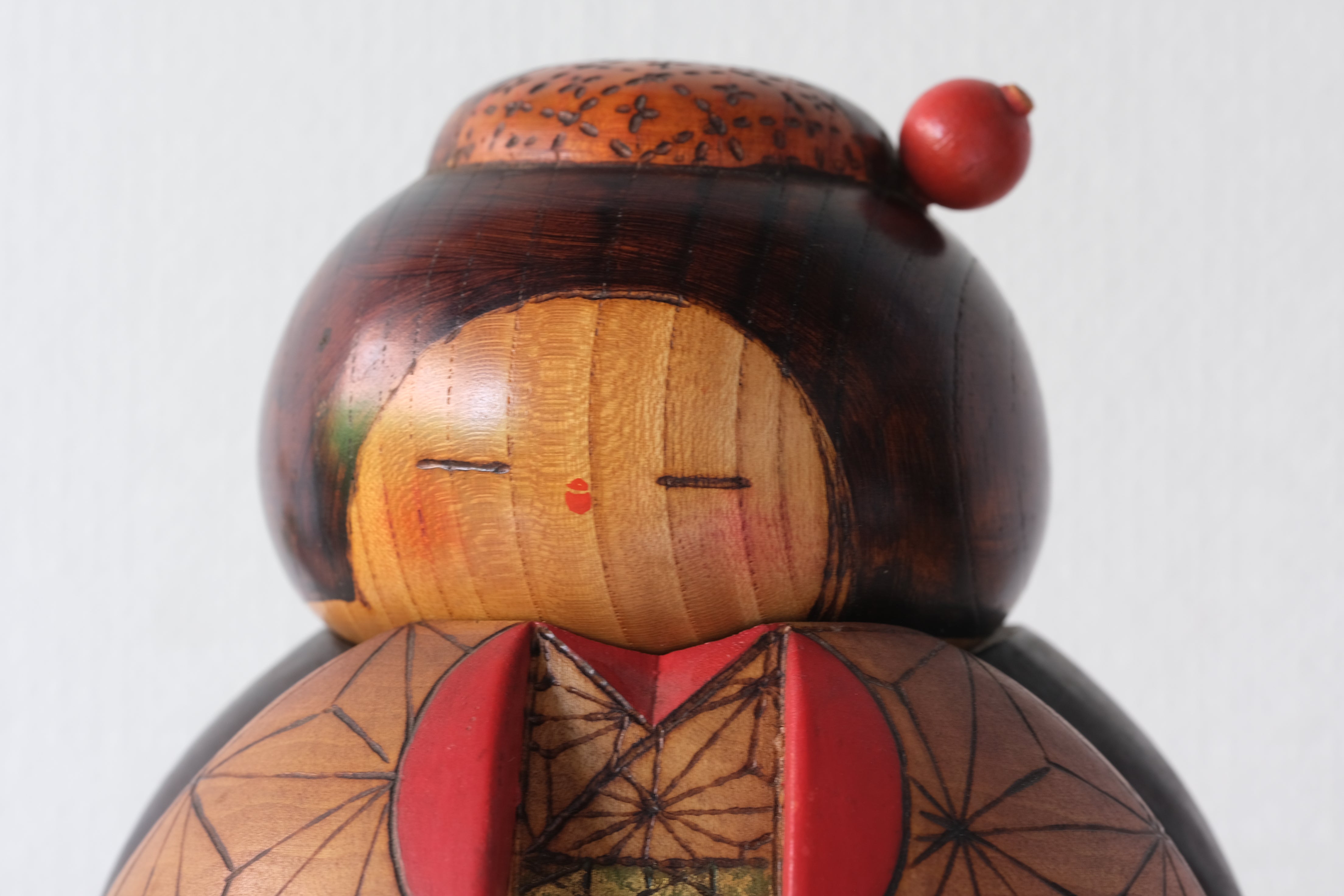 Exclusive Vintage Kokeshi by Kazuo Takamizawa (1927-) | 19,5 cm