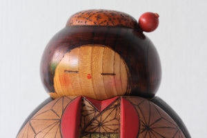 Exclusive Vintage Kokeshi by Kazuo Takamizawa (1927-) | 19,5 cm