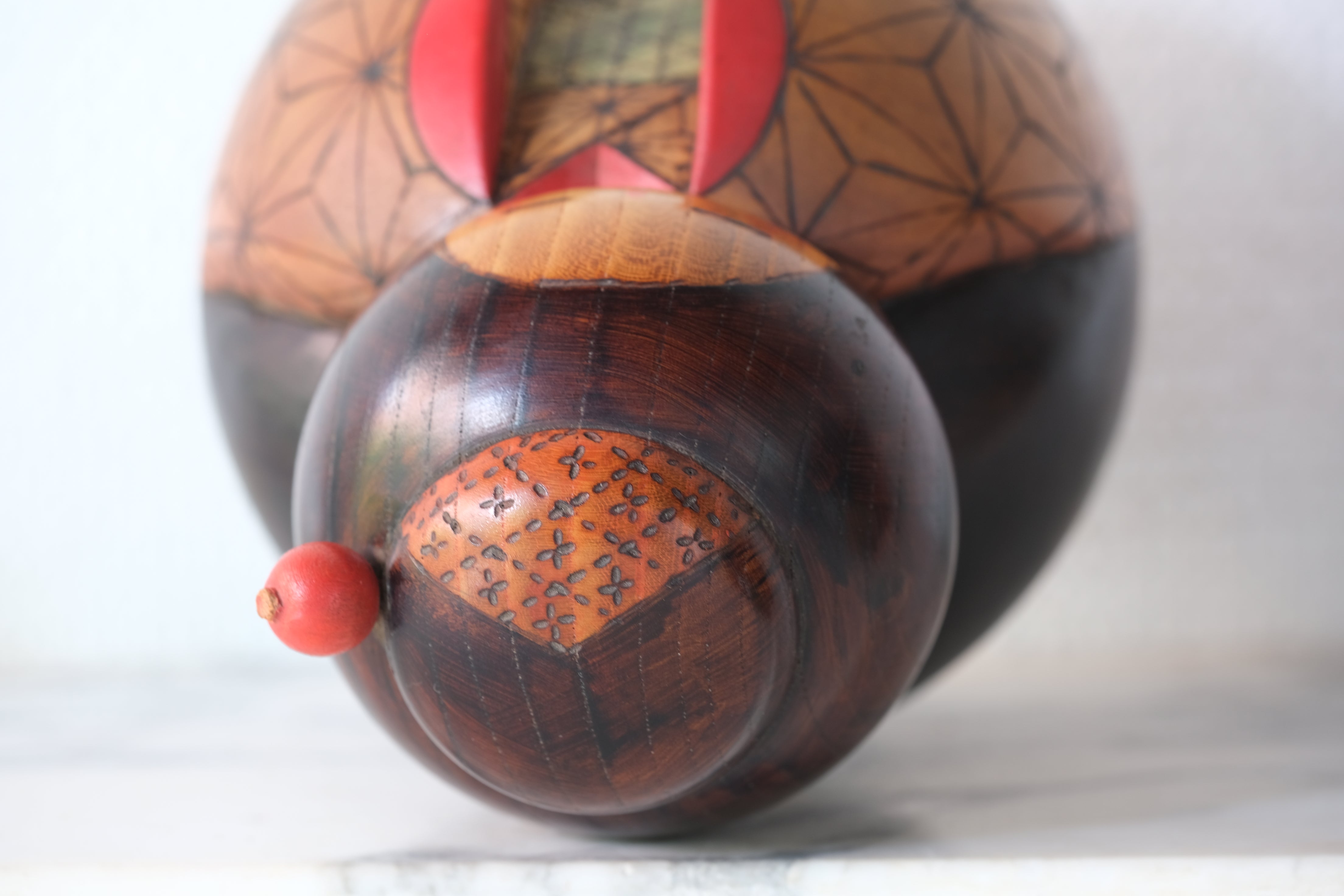 Exclusive Vintage Kokeshi by Kazuo Takamizawa (1927-) | 19,5 cm
