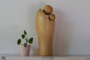 Rare Vintage Creative Kokeshi by Aida Seiho (1926-1998) | Titled: 愛 - Ai - Love | 27,5 cm