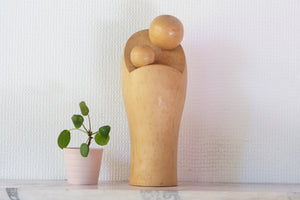 Rare Vintage Creative Kokeshi by Aida Seiho (1926-1998) | Titled: 愛 - Ai - Love | 27,5 cm