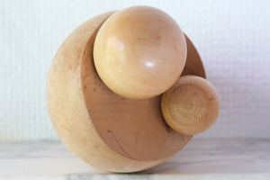 Rare Vintage Creative Kokeshi by Aida Seiho (1926-1998) | Titled: 愛 - Ai - Love | 27,5 cm
