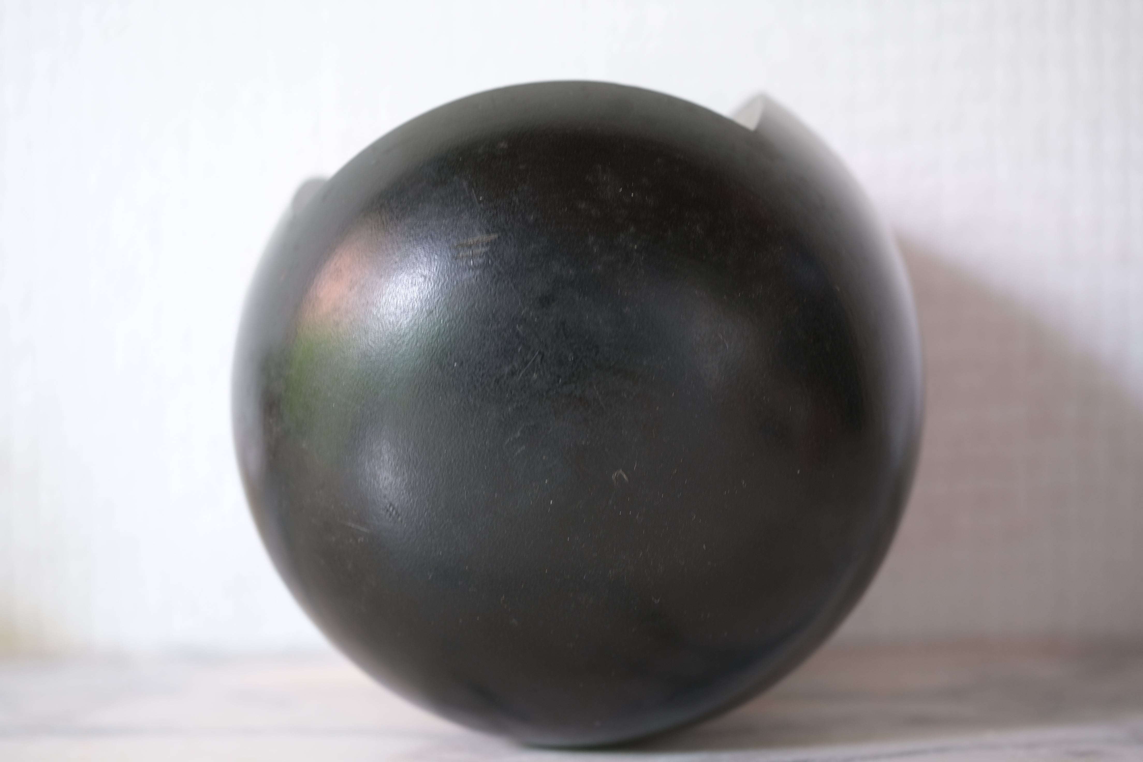 Chunky Vintage Gumma Kokeshi by Kisaku | Title: 山波 - Sanba - Mountain Waves | 15,5 cm