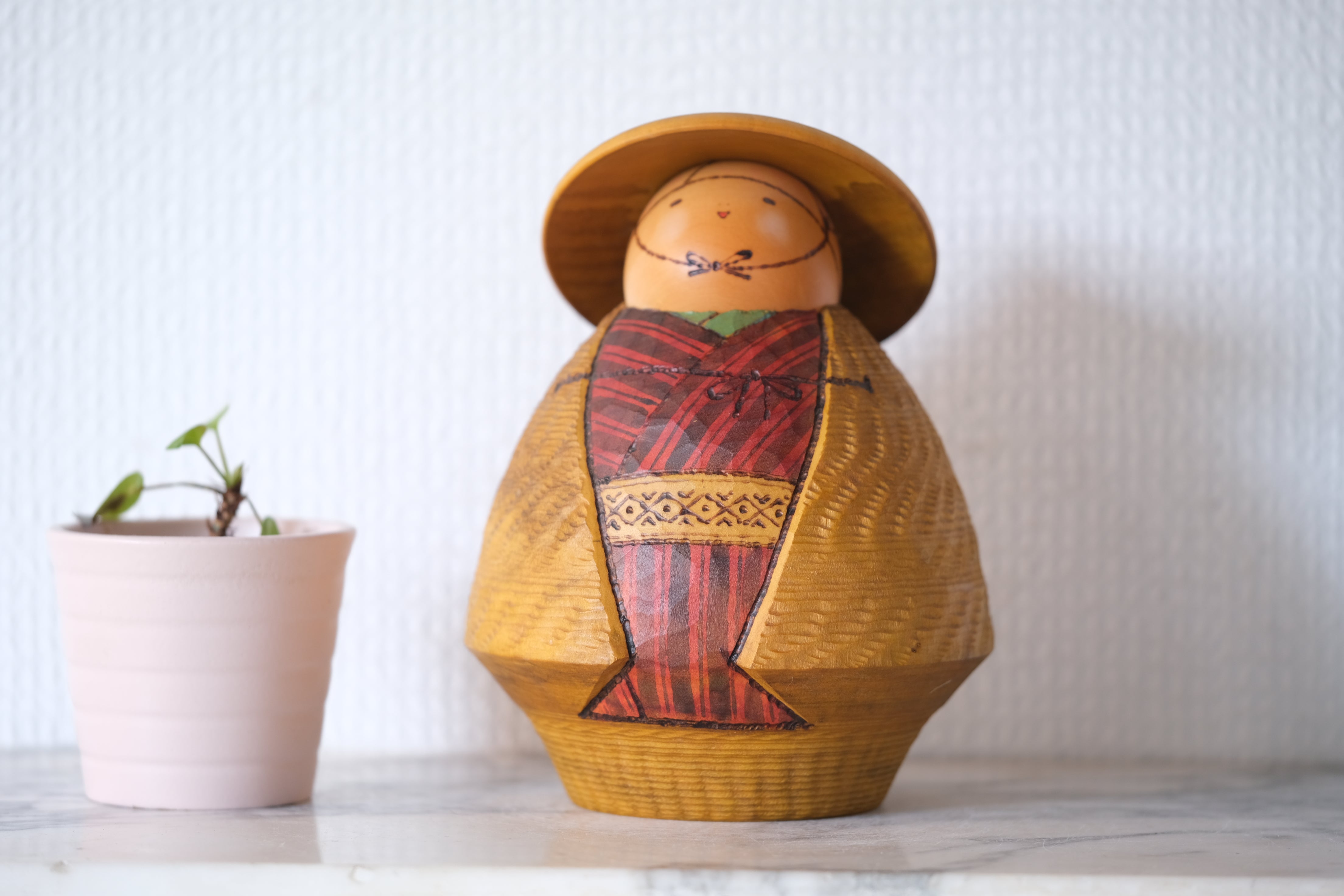 Exclusive Vintage Sosaku Kokeshi by Sansaku Sekiguchi 関口 三作 (1925-2018) | 15 cm