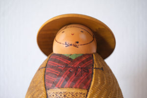 Exclusive Vintage Sosaku Kokeshi by Sansaku Sekiguchi 関口 三作 (1925-2018) | 15 cm