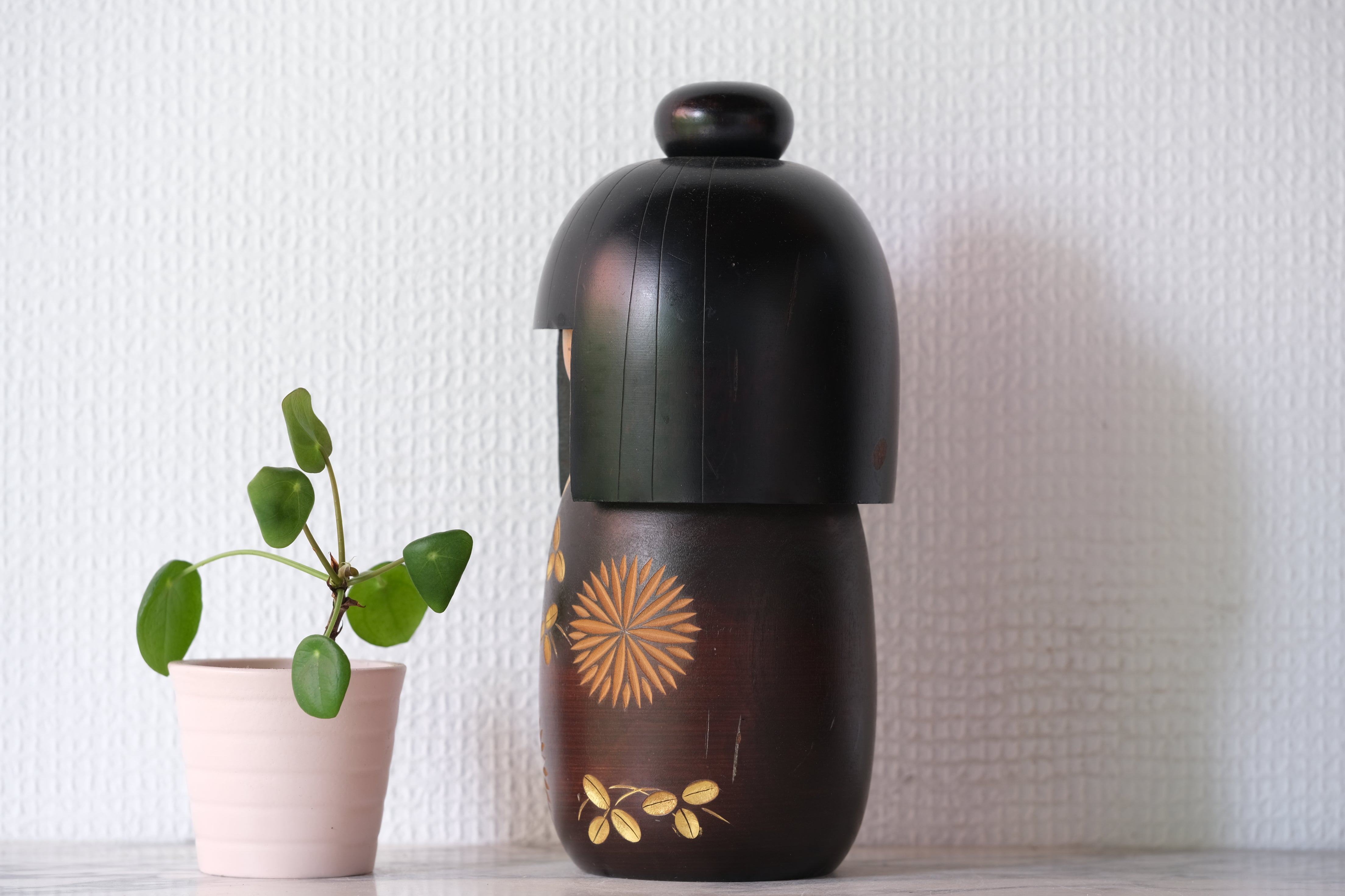 Rare Vintage Gumma Kokeshi By Kazuo Takamizawa 高見沢一夫 (1927-) | Title: 深山 | 22,5 cm)