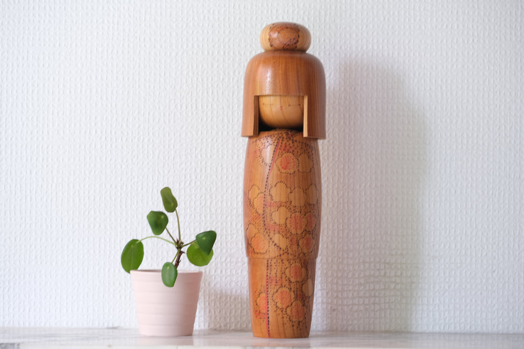 Vintage Creative Kokeshi by Toa Sekiguchi (1942-) | 29 cm