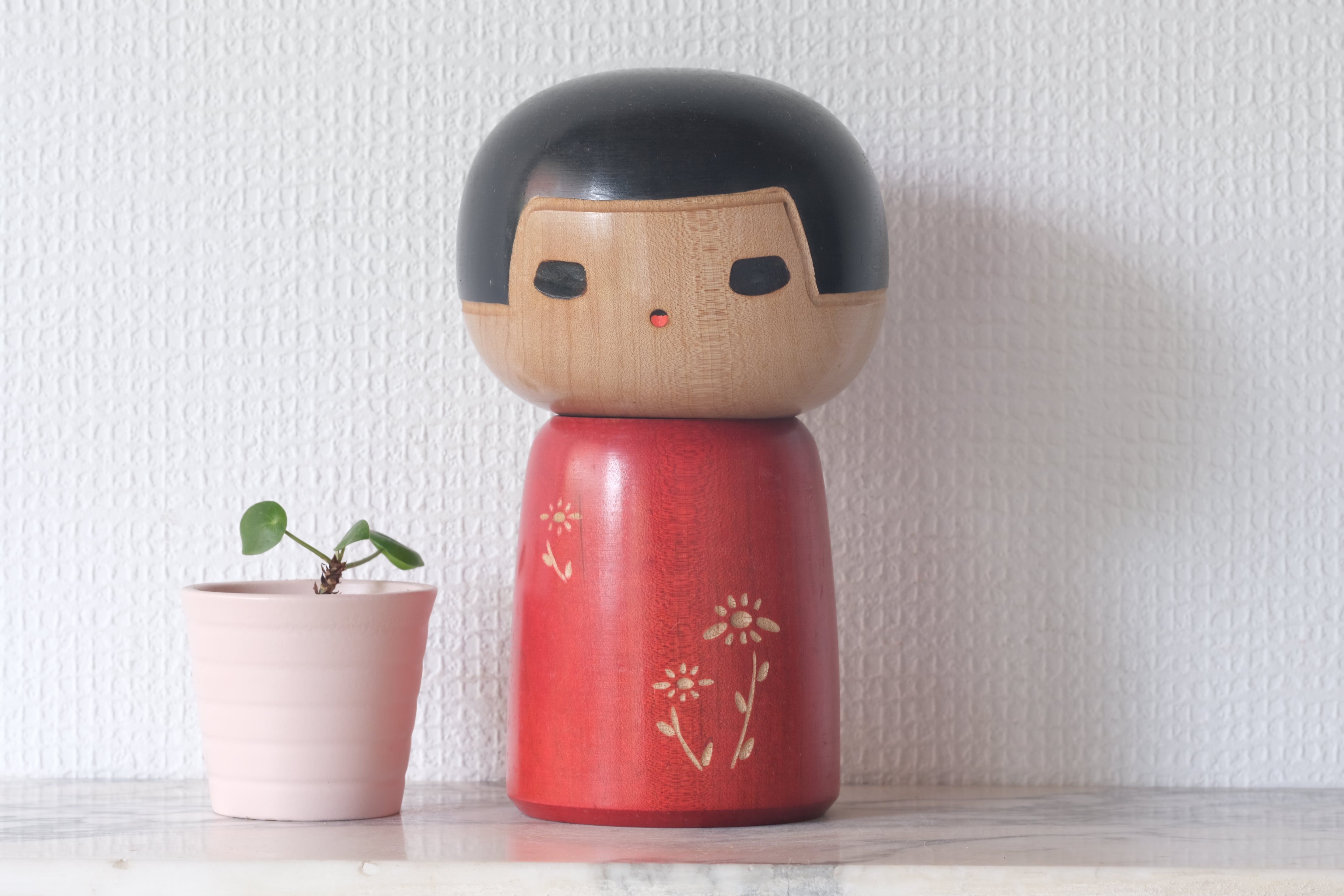 Vintage Creative Kokeshi By Sanpei Yamanaka (1926-2012) | Dated: 2004 | 19 cm