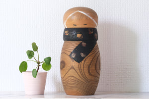 Vintage Creative Kokeshi By Watanabe Masao (1917-2007) | 22,5 cm