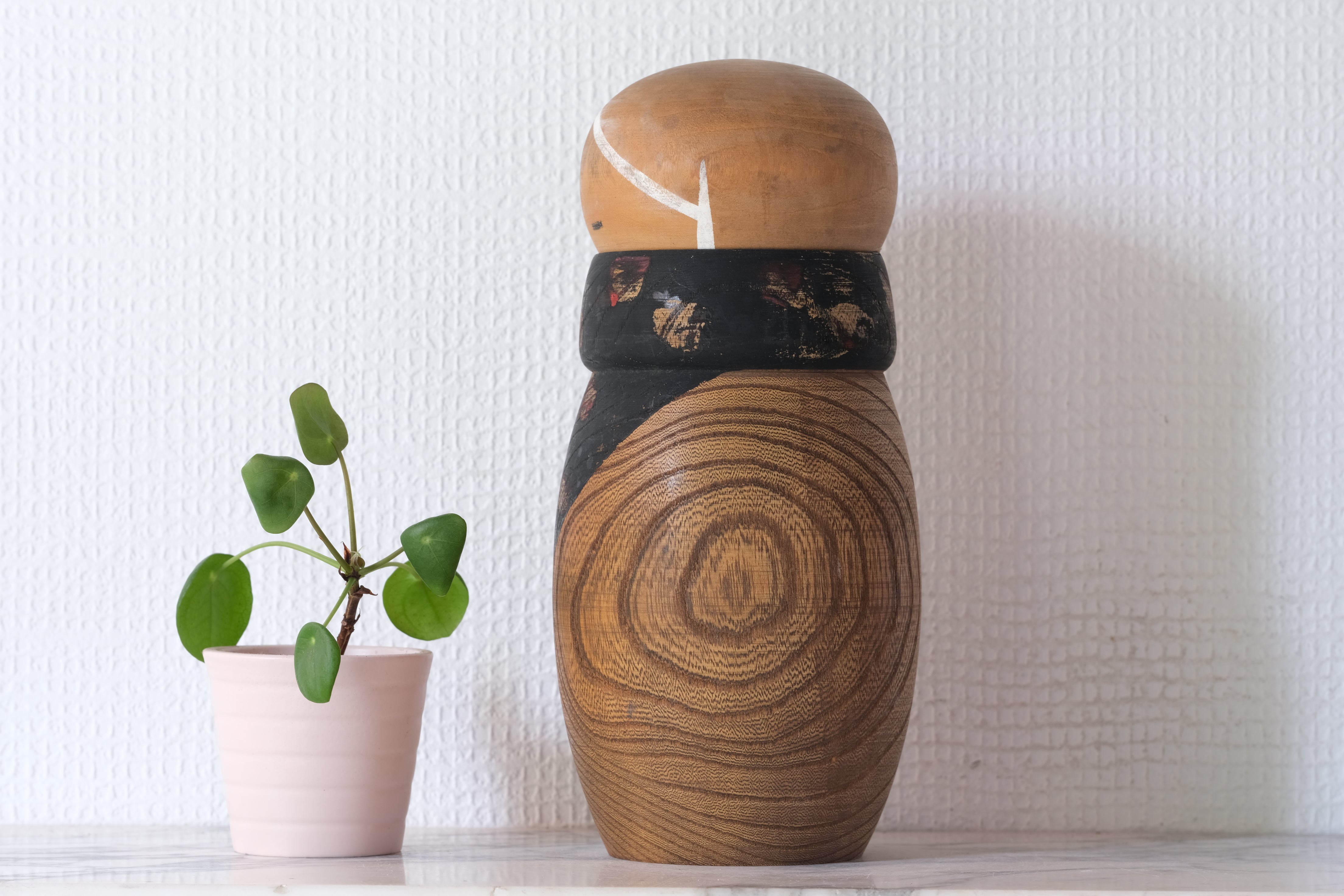 Vintage Creative Kokeshi By Watanabe Masao (1917-2007) | 22,5 cm