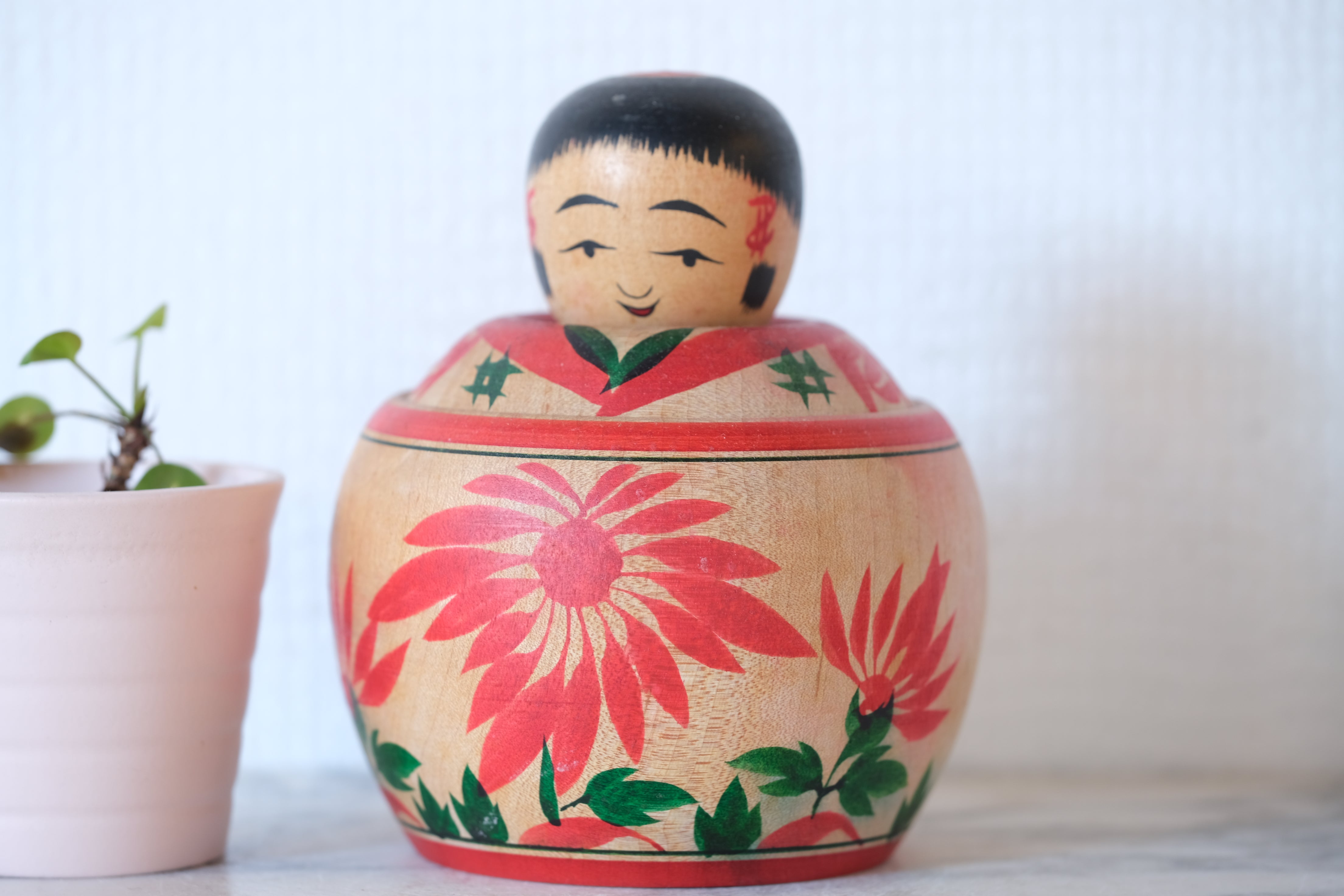 Rare Vintage Ejiko Kokeshi From The Tsugaro Strain | 12 cm